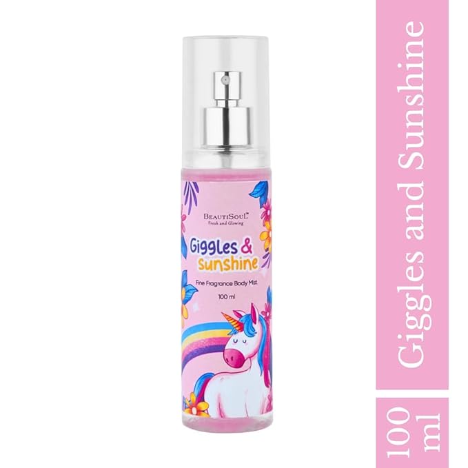 Beautisooul Giggle And Sunshine Floral Body Mist For Kids | Unicorn Body Mist For Girls | Gentle And Playful Just Like Your Little One | 100 Ml