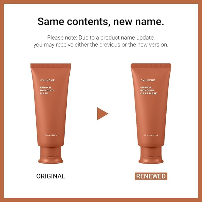 AYUNCHE Enrich Bonding Hair Mask 6.7 fl oz ? Intensive Bond Repair Deep Moisture &amp Elasticity Boost Nourishing Treatment for Dry Damaged &amp Color-Treated Hair
