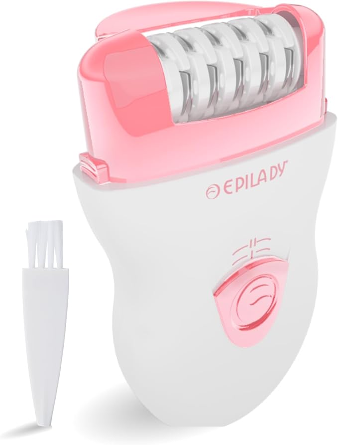 Epilady Speed Corded Epilator for Women ? Dual-Speed 40-Disc Root Hair Removal Device for Legs Underarms and Bikini Area Compact Waterproof Anti-Pinch Design for Smooth Long-Lasting Results