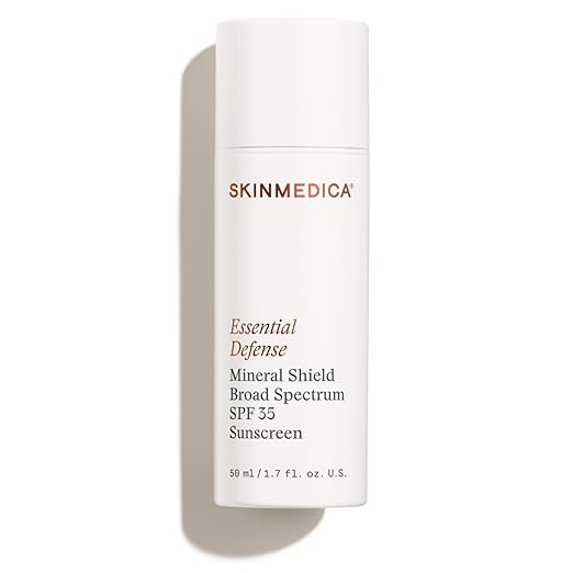 SkinMedica Essential Defense Mineral Shield SPF 35 Sunscreen for Face (NEW PACKAGING). This Lightweight Facial Sunscreen is Ideal for Oily and/or Combination Skin 1.7 Oz