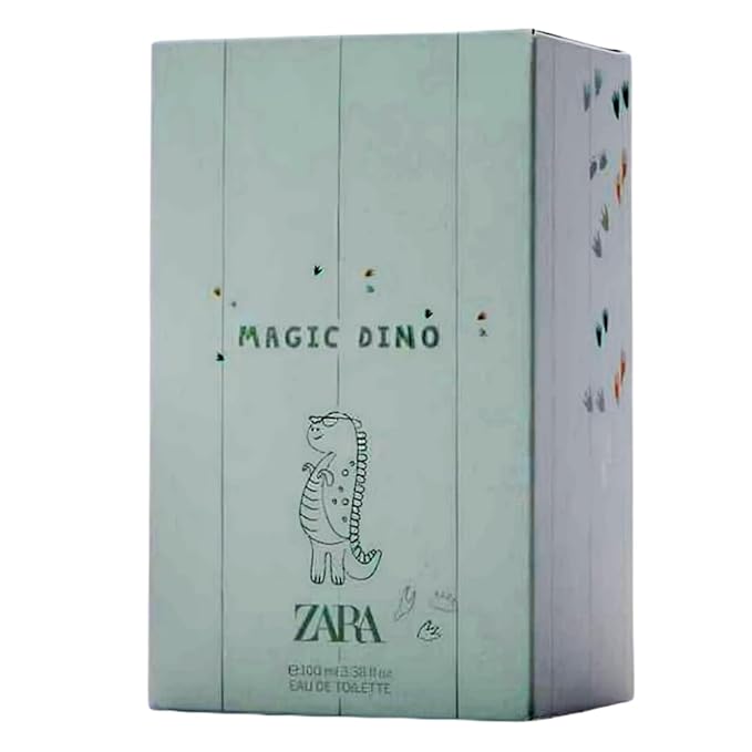 Zara Magic Dino Cologne for Kids Fun and Gentle Fragrance Perfect for Daily Wear Long-Lasting Perfume Eau de Toilette 100ml (3.4 fl. oz.)