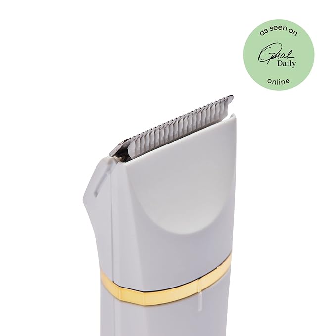Bushbalm Bikini Trimmer - Electric Shaver Body Hair Razor for Women Waterproof Cordless Shaver for Sensitive Areas Close Grooming for Bikini Underarms and Legs ? Francesca Trimmer