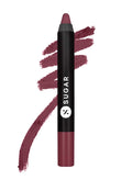 SUGAR Cosmetics Matte As Hell Crayon Lipstick With Free Sharpener Long-Lasting Matte Lip Crayon - 25 Lily Aldrin (Mauve Pink)
