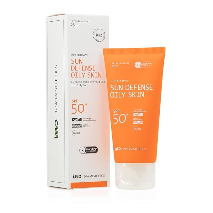 Inno-Derma Sun Defense Sunblock UVP 50+ Oily/Combination Skin-New Presentation