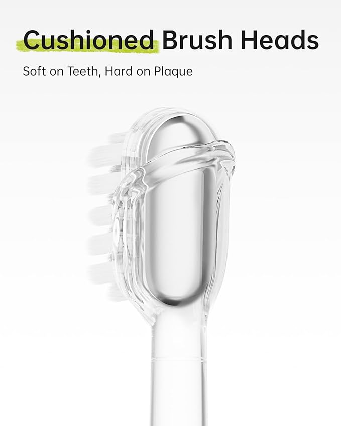 Laifen Wave Special Electric Toothbrush New 2025 Version Oscillation &amp Vibration Sonic Electric Toothbrush for Adults with App 2 Brush Heads IP68 Waterproof Travel Powered Toothbrush (Meadow Gr