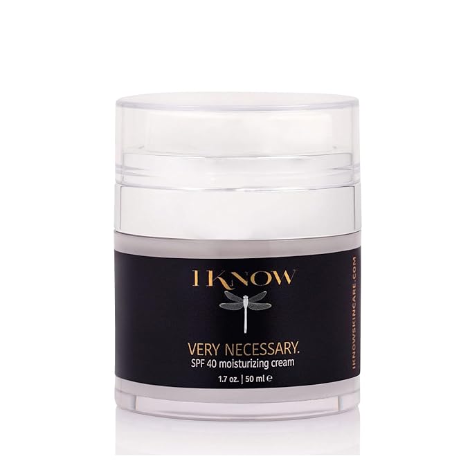 IKNOW VERY NECESSARY Broad Spectrum SPF 40 Skincare Sun Protection Cream for UV Protection Broad Spectrum SPF 40 Moisturizer Lotion for Pro-Aging Spf 40 Facial Moisturizer and Sunblock
