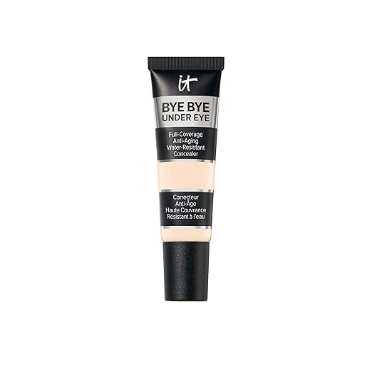 IT Cosmetics Bye Bye Under Eye Concealer - Water-Resistant 24H Full Coverage Brightening Concealer For Dark Circles Fine Lines Redness &amp Discoloration Anti-Aging Color Correcting Cream - 0.4 f