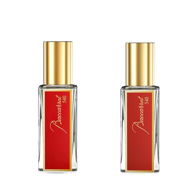 Equivalence of Baccarrat 54O Extrait de Parfume -Long Lasting Daily 12-14 Hours Perfume Oil Roll On Deluxe for Men Women 99% Same Fragrance large bottle not included (10 ml X 2 EXTRAIT ROLL ON OIL)