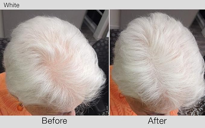 Joan Rivers Great Hair Day Root Touch Up Powder Duo - Fill-in Powder for Thicker Fuller Looking Hair (White)