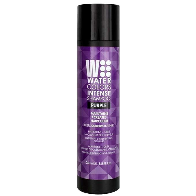 Watercolors Intense Color Depositing Shampoo Semi Permanent Hair Color 8.5 oz - PURPLE