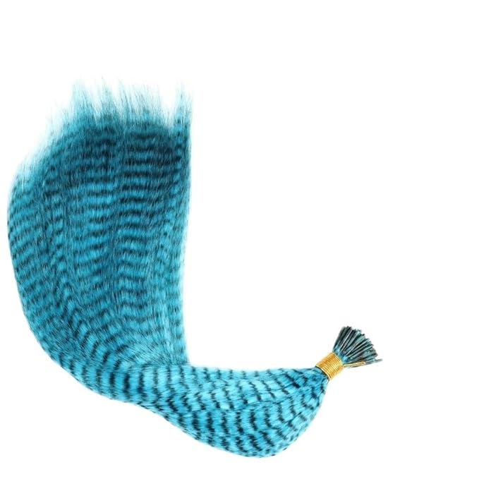 Synthetic Colored Faux Feather Hair Extensions 16 10 Strands/Pack Women's Heat Resistant Fiber Wig Accessories(7-10 Strands-Pack)