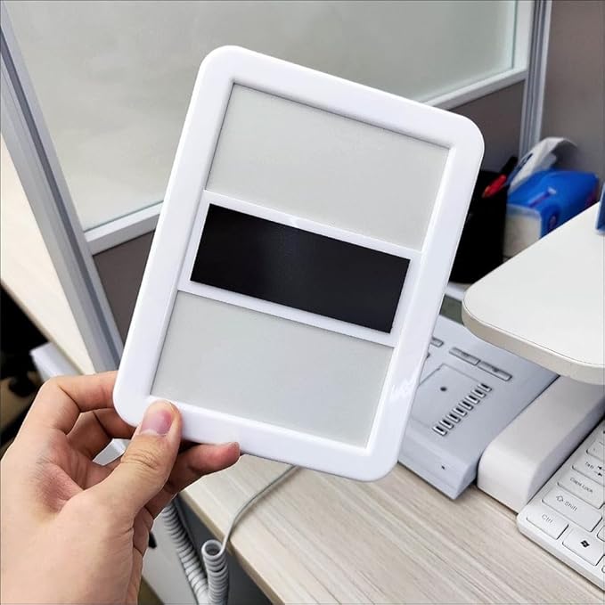 10 Pack White Magnetic Locker Mirror5 x 7 Iocker Mirror Magnetic - Small Mirrors for School Locker Bathroom Workshop Toolbox Office CabinetEasy Install