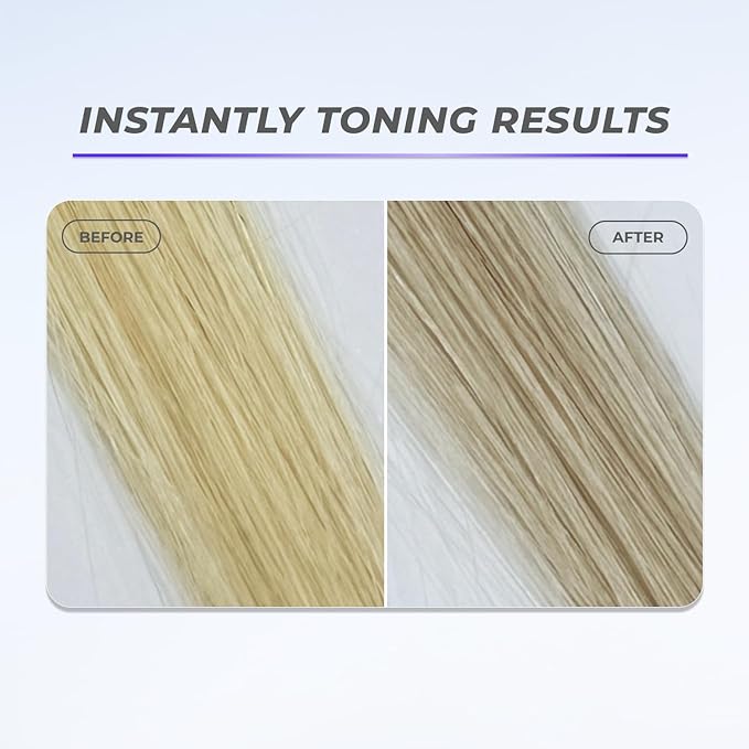 XMONDO Hair Supernova Blonde Toning Leave-In Foam Vegan Formula Hair Toner Foam for Reducing Brassy and Yellow Tones on Blonde Highlighted and Gray Hair Colors 6.7 Fl. Oz