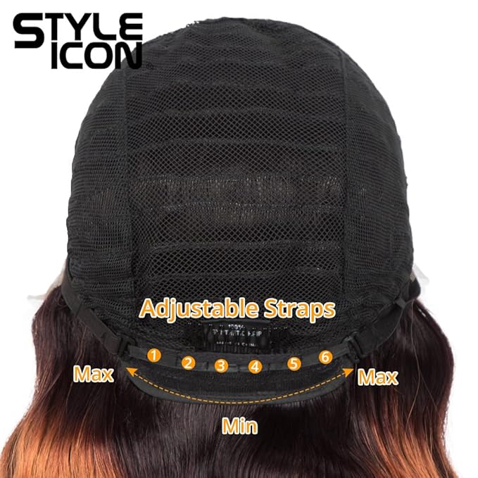 Style Icon 30 Inches Lace Front Wigs Deep Wave Wig Synthetic Wig (Middle Part Lace Wig TTOL 99A/340C/145T)