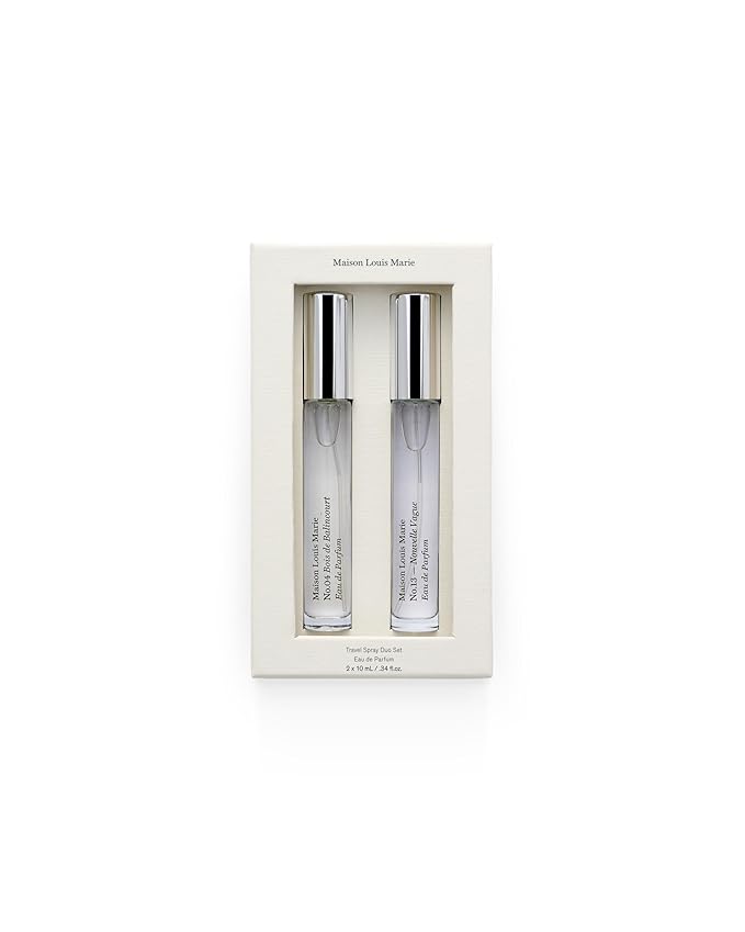 Maison Louis Marie - Travel Spray Duo Set | No.4 and No.13 | Luxury Clean Beauty + Non-Toxic Fragrance (2 x 10 ml | .34 fl oz)