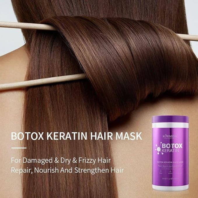 Keratin Hair Mask 33.82 fl. oz Damage Repair Treatment for Dry &amp Frizzy Hair Professionals choice