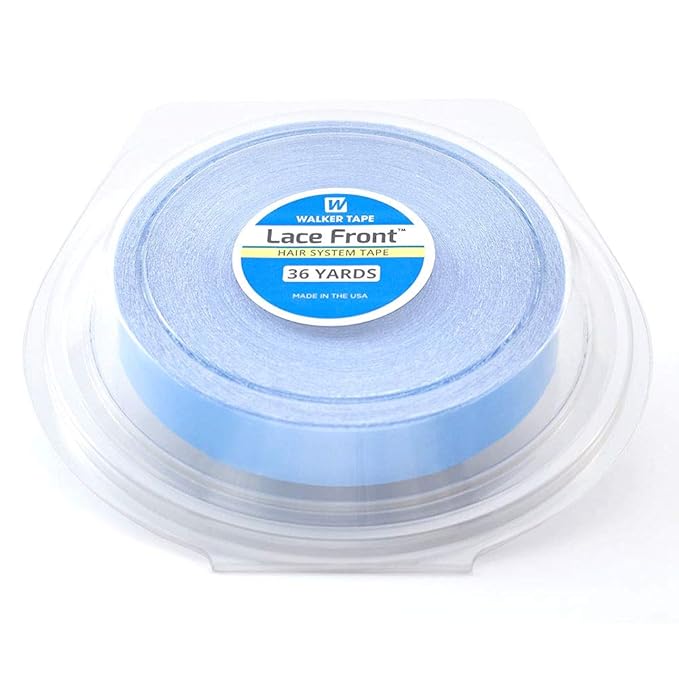 Lace Front Support Double Sided Roll Tapes Stickers Adhesive for Men Hair System Replacement Toupee Hair Extension Wig Bundles Hair Weave Closure Lace Frontal(36 Yards &amp 1 Inch)