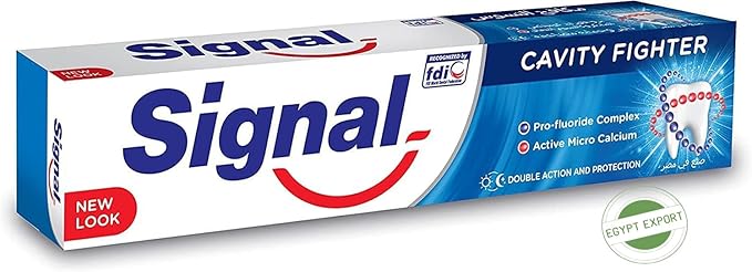 2 Box Signal Anti Caries Toothpaste Cavity Fighter Best Ever draft Micro Calcium Pro Fluoride Complex for Cavity Protection &amp Long Term Fortification (4.23 oz 120 ml Each One) ????? ?????? ?????