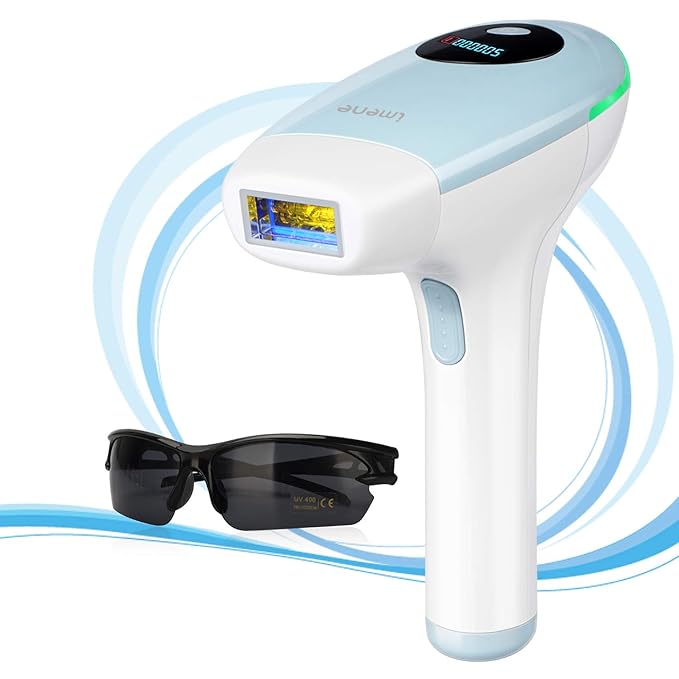 IMENE Laser Hair Removal Permanent - Painless IPL Technology for Women &amp Men - Bikini Legs Arms Armpits - Blue
