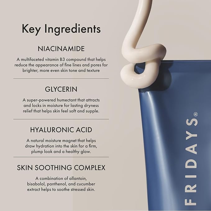 Summer Fridays Jet Lag Mask Mini - Hydrating Face Moisturizer + Mask - Enriched with Hyaluronic Acid Niacinamide Glycerin + Antioxidants Helps Nourish Skin for a Renewed + Radiant Complexion (1 Oz)