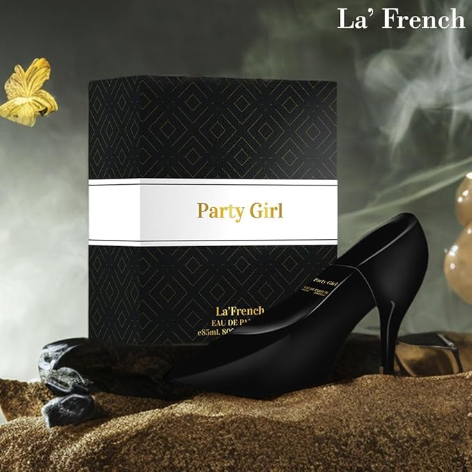La French Party Girl Perfume for WomenBest Long-Lasting Perfume for Women Ladies Perfume Perfume for Girls Best Gift for Girls Notes of Almond Damask Rose and Orange Blossom (85ML)