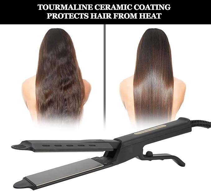 Hair Straightener  29 x 11 x 4 . 5cm Alloy Flat Iron Hair Straightener for Any Hair Type