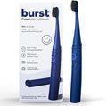 Burst Curve Sonic Electric Toothbrush for Adults (Cobalt Blue) | Slim Travel Brush with Cover | Ultra Soft Bristles | Up to 2 Month Rechargeable Battery | Two Modes &amp Timer