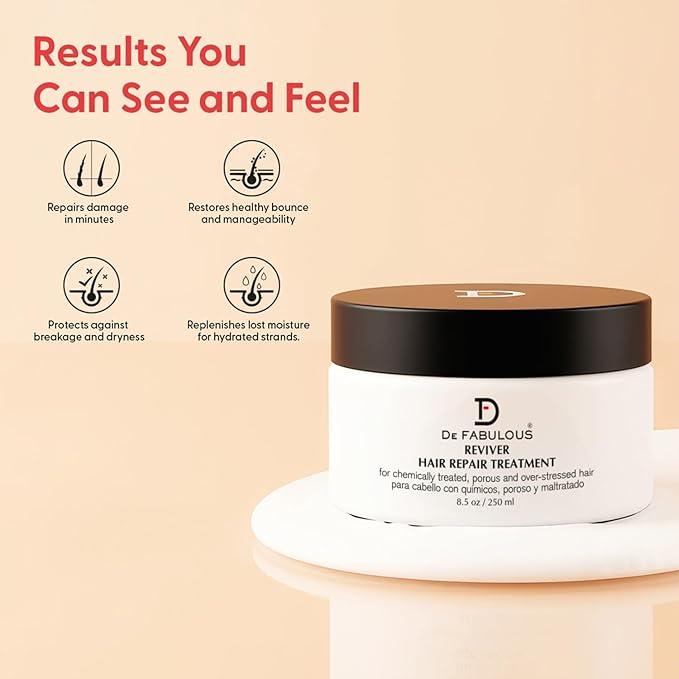 De Fabulous Reviver Hair Repair Treatment Treatment 8.5 oz