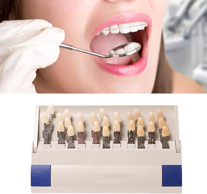Teeth Whitening Shade Porcelain 29 Colors Set Tooth Bleaching Shade Chart Material Equipment Oral Care