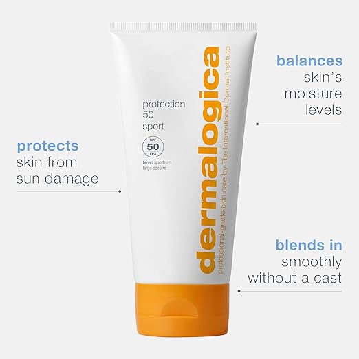 Dermalogica Protection 50 Sport SPF50 5.3 Fl Oz - Broad Spectrum Sunscreen Lotion for Face and Body