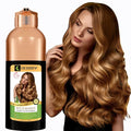 HERBBY Hair Color Shampoo for Gray Hair Coverage&ampColor Transform with 9 Herbal Extracts ?Long Lasting(6-8 Weeks)ShinyEvenly ColoredInstant Hair Dye Shampoo&ampConditioner 500 Ml (WILD HONEY C