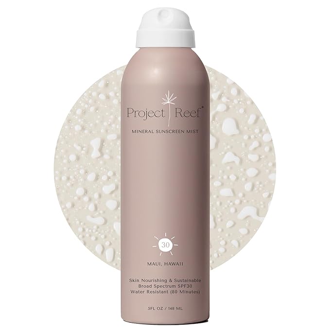 Project Reef SPF 30 Mineral Sunscreen Spray ? Non-Aerosol Reef-Safe Zinc Sunblock with Natural Ingredients for All Skin Types