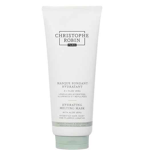 Christophe Robin Hydrating Melting Mask With Aloe Vera for Dry Dull Hair - Lighweight- Travel Size 2.5 fl. oz