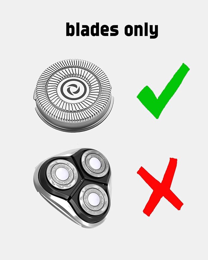 RMS8101 Replacement Blades for Men's Electric Shaver RMS7109 9PCS RMS8101 Blades for Electric Razor for Men 2 Cleaning Brush