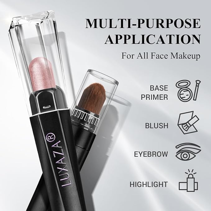 Brown Eyeshadow Stick Makeup Set 10PCS Neutral Shimmer And Matte Cream Eye Shadow Palette Metallic Bronze Smoky Eyeliner Brightener Crayon Pencil Kit Ideal Gift for Women -Love's Gifts