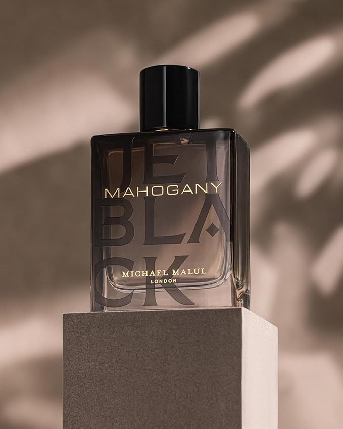 Michael Malul Jet Black Mahogany Eau de Parfum for Men - 100ml | 3.4oz
