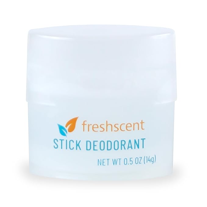 (144 Pack) Freshscent 0.5 oz. Stick Deodorant Travel Size Alcohol Free light fragrance bulk packed and perfect for donations.