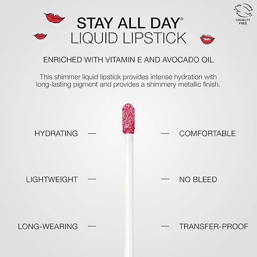 stila Stay All Day Sheer &amp Shimmer Liquid Lip