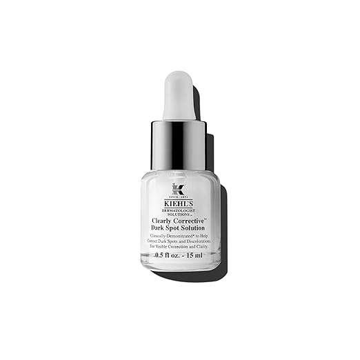 Kiehl's Clearly Corrective Dark Spot Serum Brightening Facial Serum Reduces Hyperpigmentation &amp Post-acne Marks with Vitamin C &amp Salicylic Acid All Skin Types Paraben-free Mineral Oil-fr
