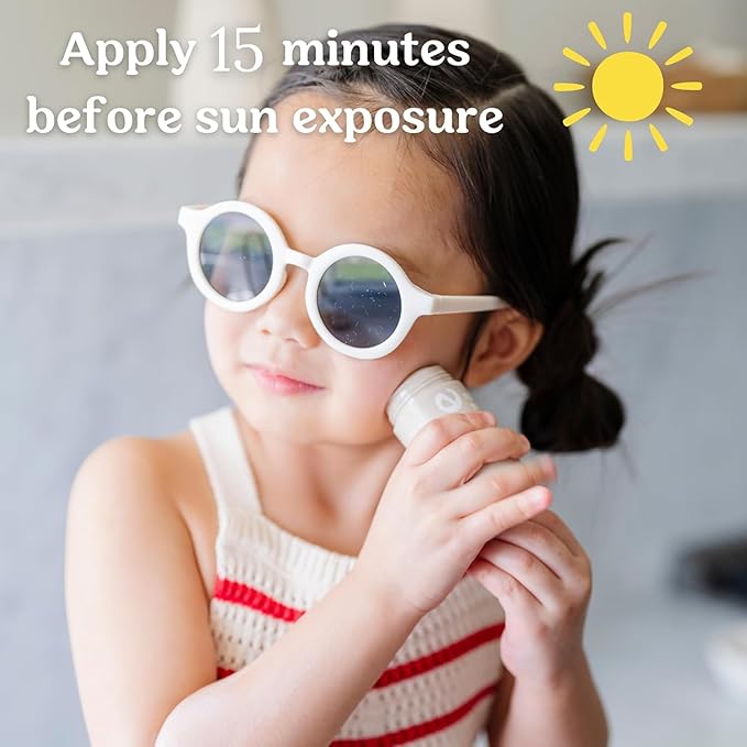 Roe Wellness- Kids Sunscreen Stick For Face &amp Body Sun Protoction | Reef Safe Clean Ingredients (SPF 50 Roll-on Stick)