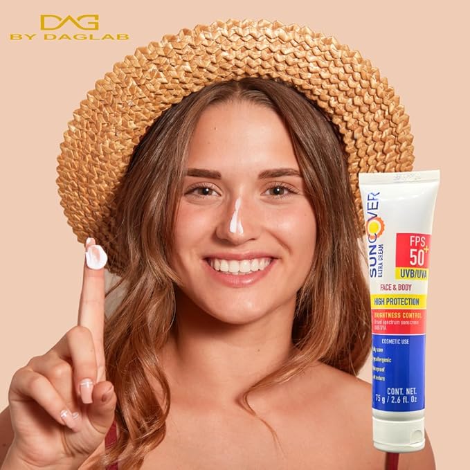 SUNCOVER ULTRA CREAM SPF 50+ UVB/UVA - High Protection for Face and Body Hypoallergenic Waterproof Soft Texture Daily Care Sunscreen
