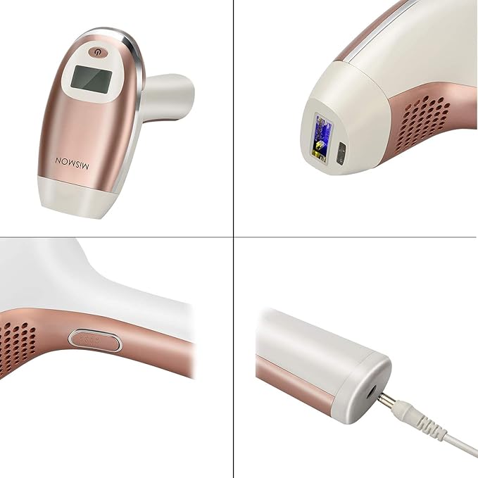 IPL Hair Removal for Women MiSMON Permanent Laser Hair Removal Device for Body Bikini Safe Home Use Professional Intense Pulsed Light Hair Removal System 300000 Flashes with Safe Skin Tone Sensor