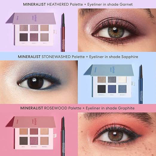 bareMinerals Mineralist Lasting Eyeliner Mineral-Based Waterproof Eyeliner Long-Lasting Color Smudge-Proof Transfer-Proof Retractable Vegan