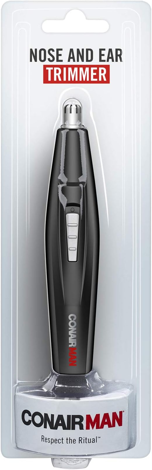 ConairMan Nose Hair Trimmer for Men For Nose Ear and Perfect for Travel Battery Powered