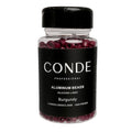 Conde Professional Silicone Hair Beads - Burgundy Aluminum Extension Beads for Hair Extensions I Tip Beaded Weft Tinsel Beads Microlink - 5x3x3mm 1000 Pcs