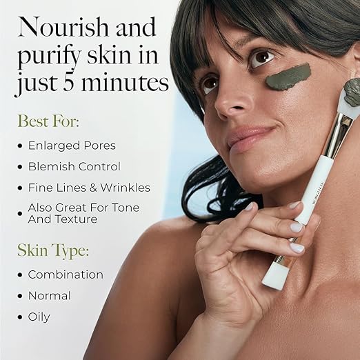 Borghese Advanced Fango active Mud Mask for Face and Body - Exfoliating to Purifying Face Mask with Bentonite Clay &amp Hyaluronic Acid For Normal Combination &amp Oily Skin