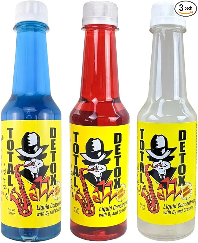 10oz Jazz Total Detox Liquid Concentrate with B2 &amp Creatine Variety Pack (3)