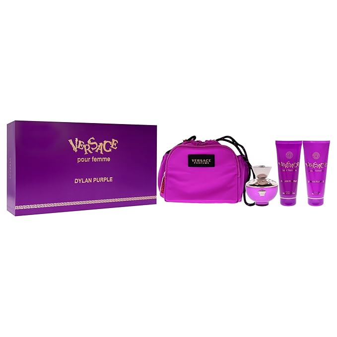 Versace Pour Femme Dylan Purple 4 Pcs Gift Set
