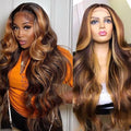 Body Wave Lace Front Wigs Human Hair Pre Plucked 13x4 HD Lace Frontal Wigs Human Hair 180 Density Natural Black Wigs for Women Human Hair Lace Front Wig with Baby (4/27 20 inch)