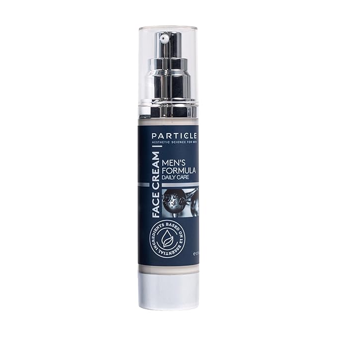 Particle 6-in-1 Face Cream for Men Men’s Daily Hydrating Moisturizer with Vitamin C Jojoba Oil Vitamin E &amp Hyaluronic Acid Skin Care Routine Healthy Skin Support Pack of 1 1.7 FL OZ